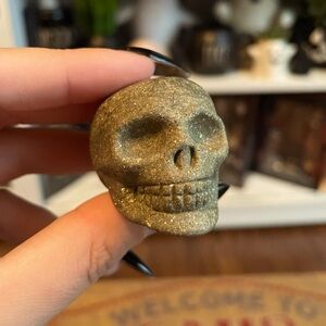 Pyrite skull